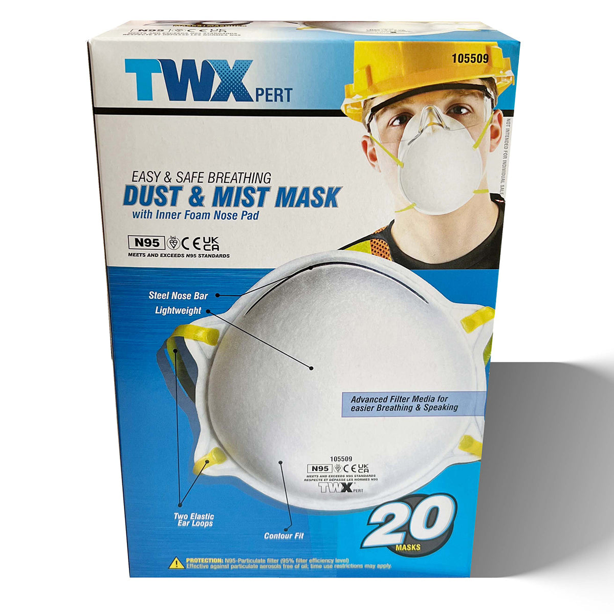3 Ply Dust Mask 20PK