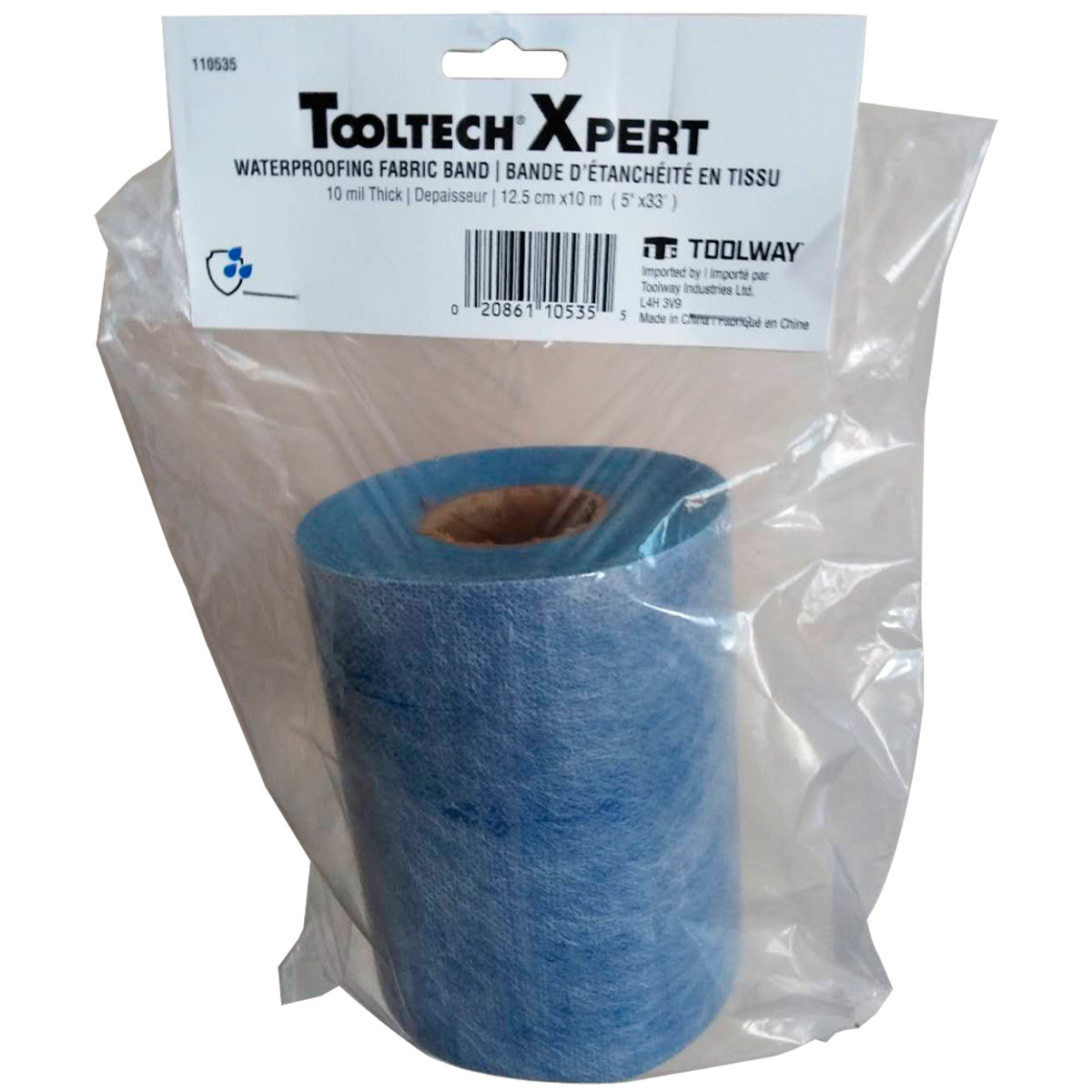 Nonwoven Membrane Sealing Band 12.5cm x 10m (5"x33') Blue