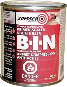 Zinsser Z00918 Primer, Flat, White, 473 mL