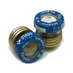 Leviton 00963-741 Plug Fuse, 20 A, 125 V, D, Glass Body, 7404189