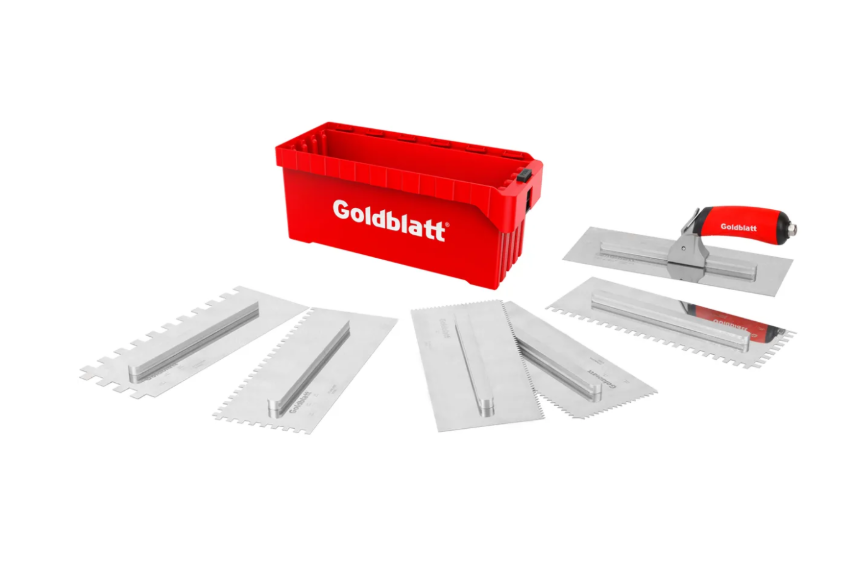Toolway Goldblatt Quick Change Notch Trowel Kit