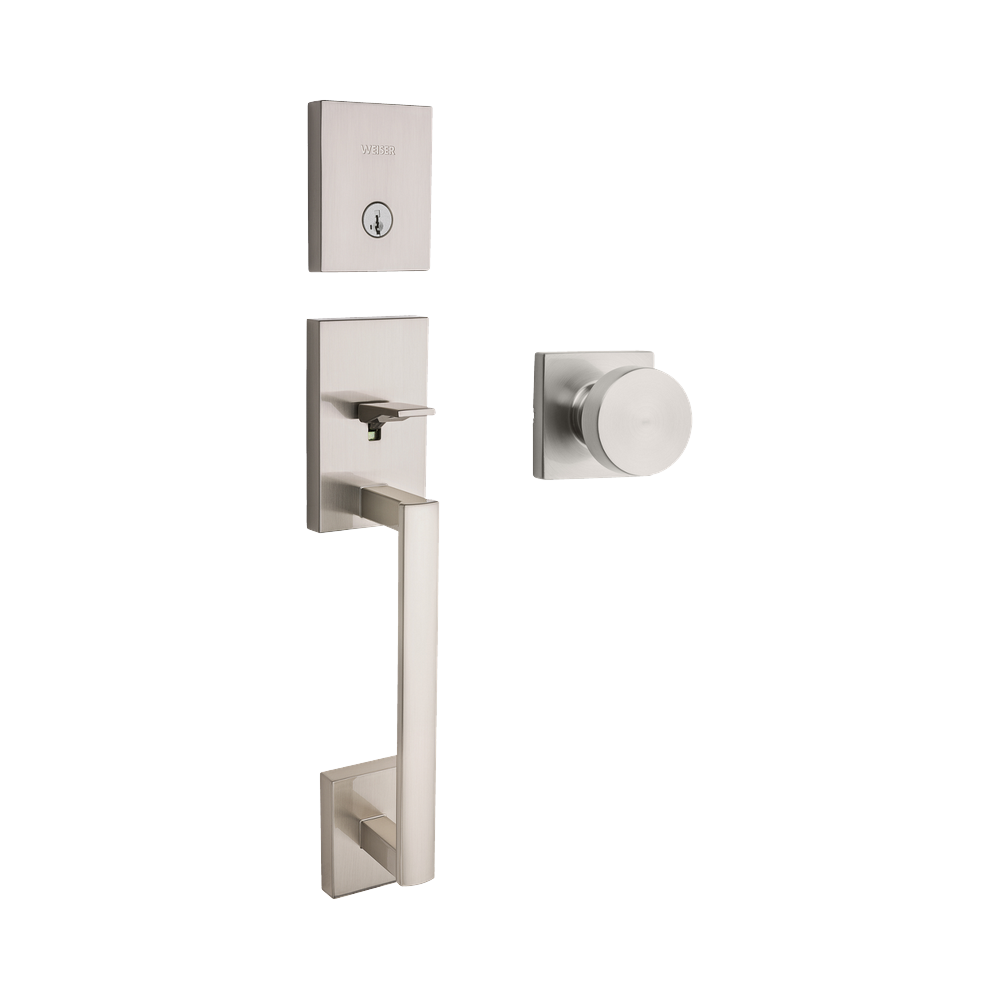 Weiser San Clemente-Cambie Handle Set - Satin Nickel
