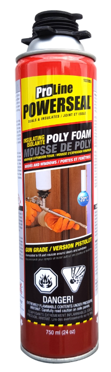 Toolway Powerseal -20 Window & Door Gun Foam Sealant 750ml
