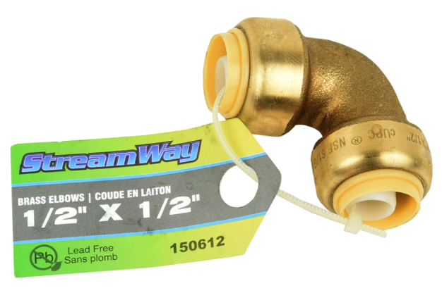 Toolway Elbow 1/2" x 1/2" Lead Free