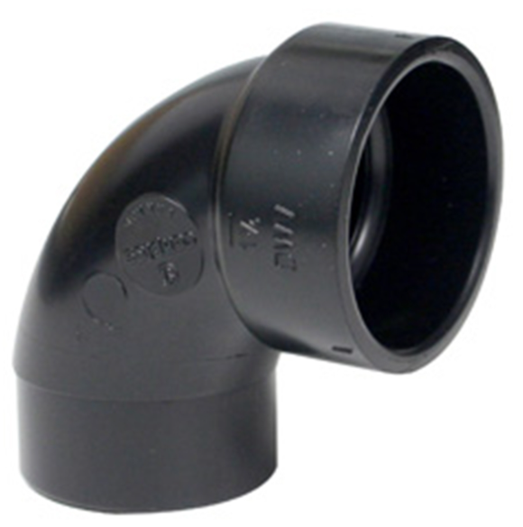 Toolway ABS Elbow Fitting 90° x 1½in Black