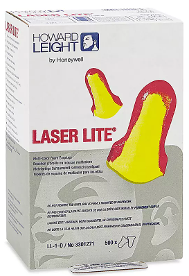 Howard Leight Laser Lite Foam Earplugs 500 Pairs