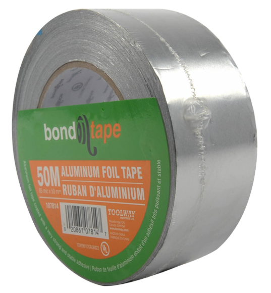 Toolway HVAC Aluminum Foil Tape 48mm x 45m