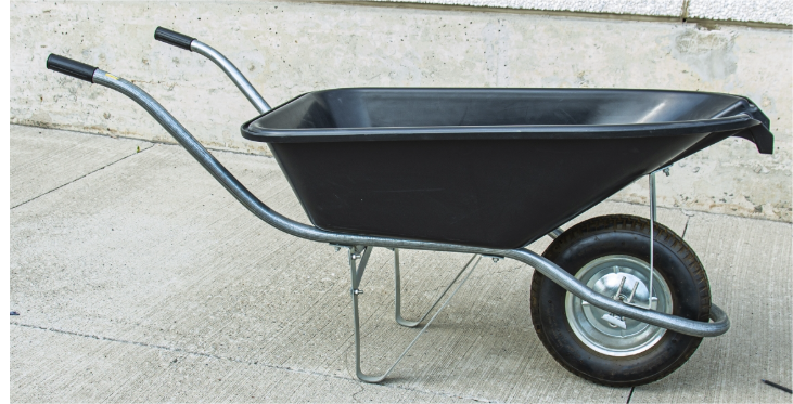 Toolway EZ Pour Wheelbarrow 6 cu.ft 330 lb