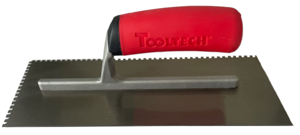 Toolway Trowel Notched 11in x 4½in (1/8in×1/8in SQ NOTCH)