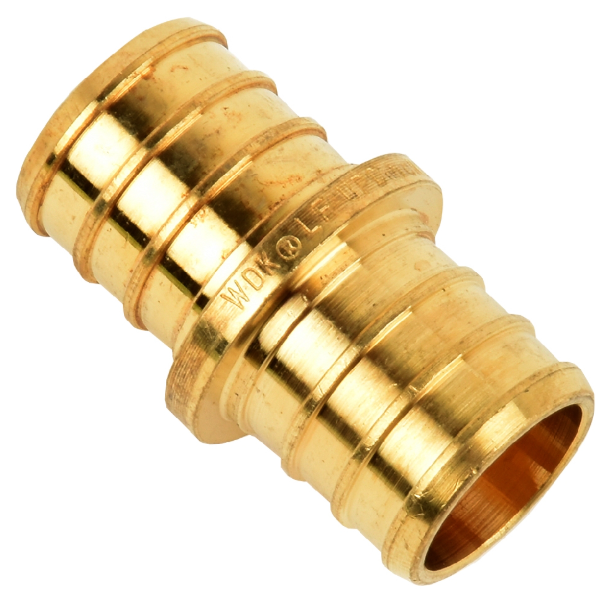 Pex Brass Coupling Barb To Barb 1/2in