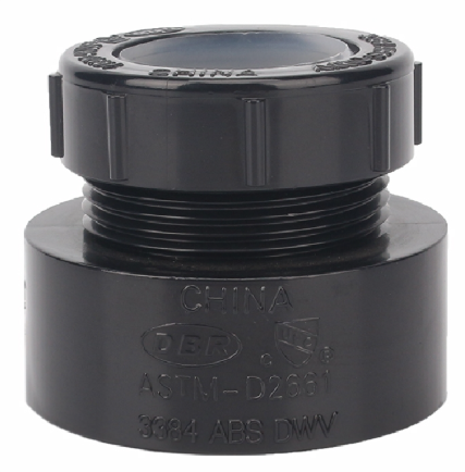 ABS Tailpiece Adapter 1½in x 1¼in Black