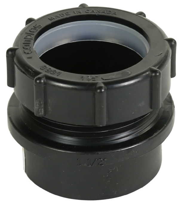 ABS Trap Adapter Male 1½in Black