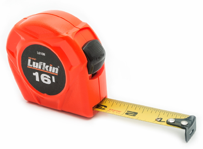 Luftkin Tape Measure 16ft x 3/4in L Series