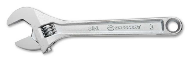 Crescent Adjustable Wrench 8in chrome
