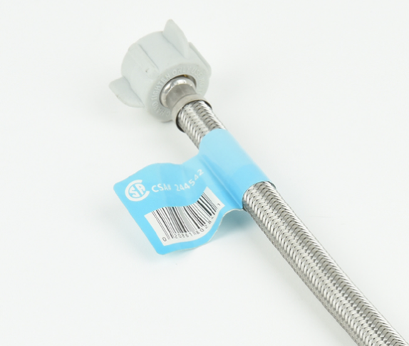 Flex Hose SS 3/8" Comp x 7/8" Ballcock 20" - Toilet