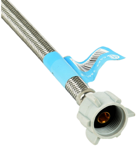 Flex Hose SS 3/8" Comp x 7/8" Ballcock - 12" Toilet