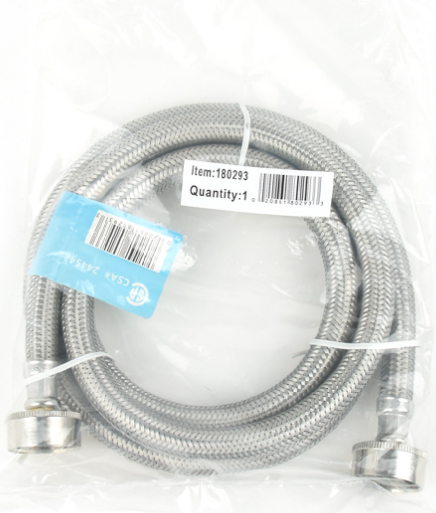 Flex Hose SS 3/4" x 3/4" - 60" Washing Machine