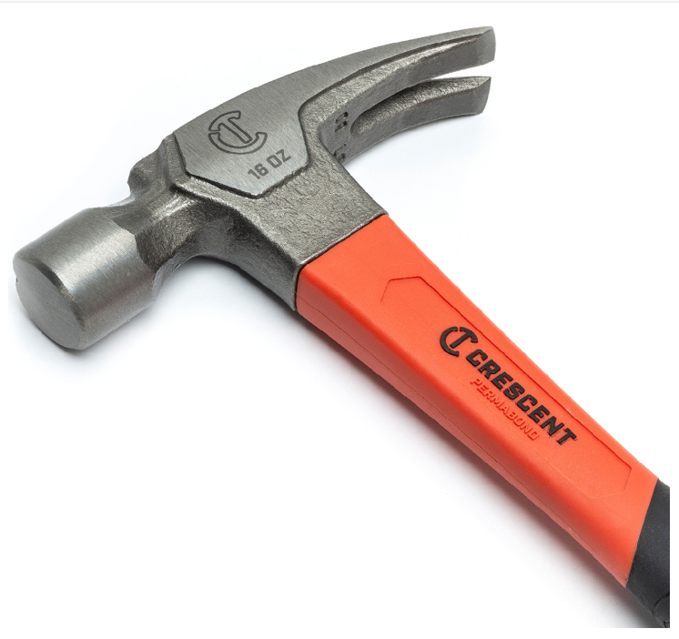 Crescent Rip Claw Hammer With Fiberglass Handle 16oz