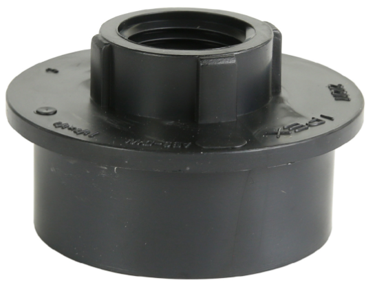 ABS Tailpiece ADP. 1 1/2" x 1-1/4"