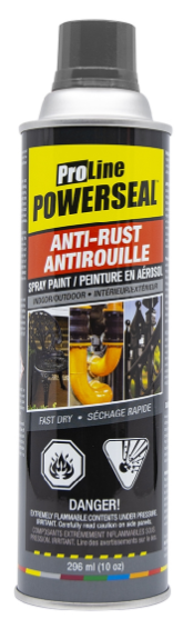 Proline Anti-Rust Spray Paint 296ml (10oz) Gloss Yellow