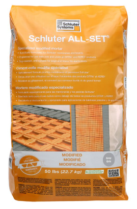 Schluter All-Set White Mortar 50lbs