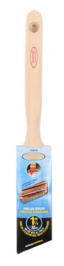 Paint Brush 1 1/2" Polyester Nylon U Angle