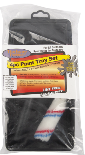4" Paint Tray Kit 4PC