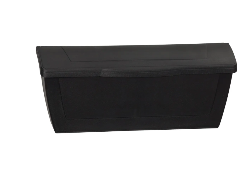 Toolway Wall Mount Plastic Mailbox 15.5in x 6.25in x 4.125in Black