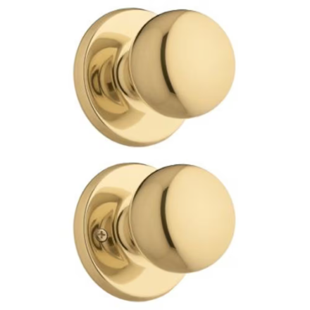 Weiser Fairfax Dummy Knob - Brass
