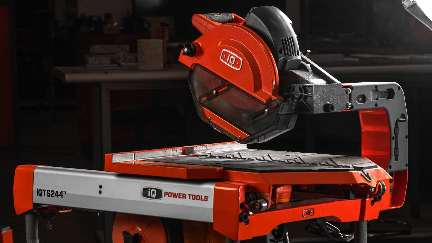 IQ Power Tools 10" Dry Cut Tile Saw with Integrated Dust Containment
