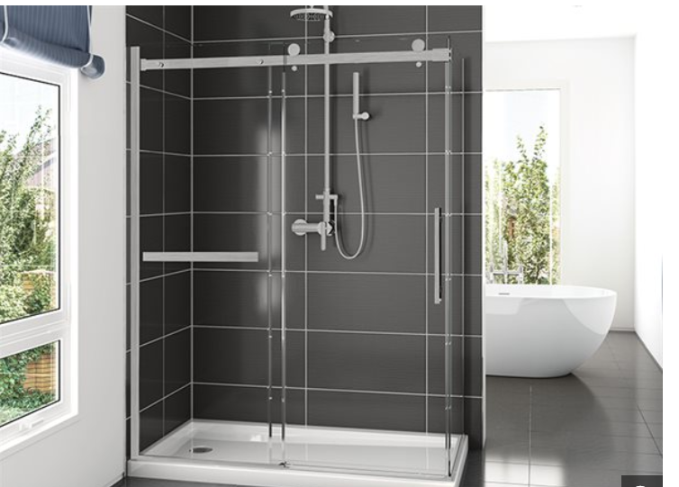 Novara Plus 2 Sided Shower Chrome 48x32x79