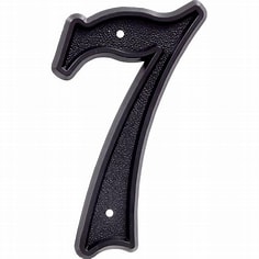 House Numbers - #7 (Misc. Styles and Colours)