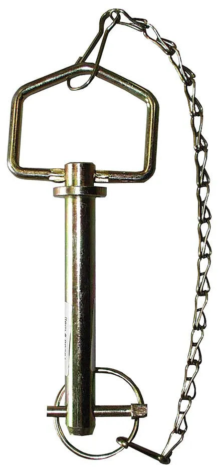 Dynaline 66283 Hitch Pin, 5/8 in Dia Pin, 6-1/4 in L Usable, Steel, Zinc Dichromate