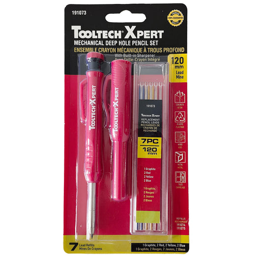 Steel Pencil With Cover 6in (150mm) Incl. 6 Leads