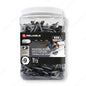 Reliable Roofing RSZ9112BLKJ Screw with Washer, #9-15 Thread, 1-1/2 in, 500/PK, Black