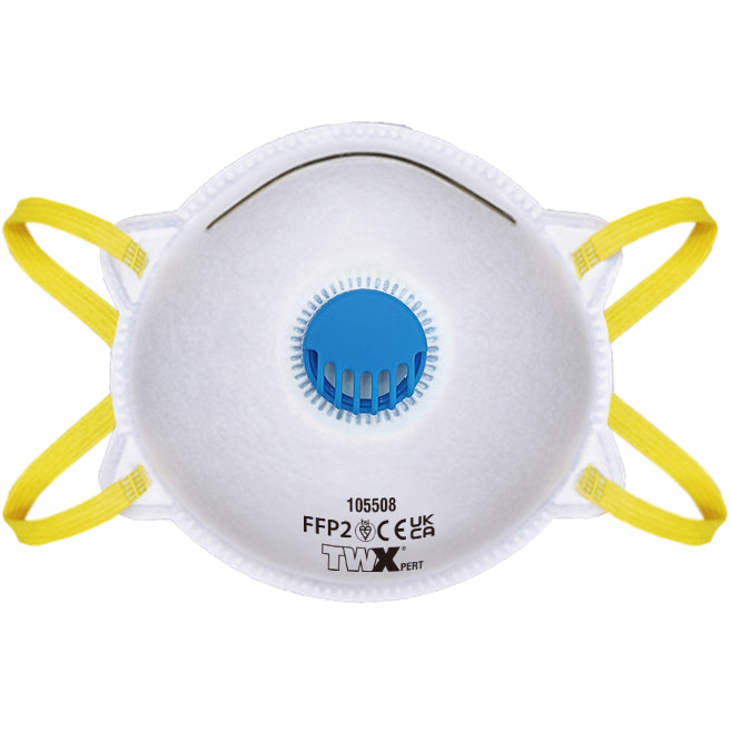 3 Ply Dust Mask With Valve 2PK