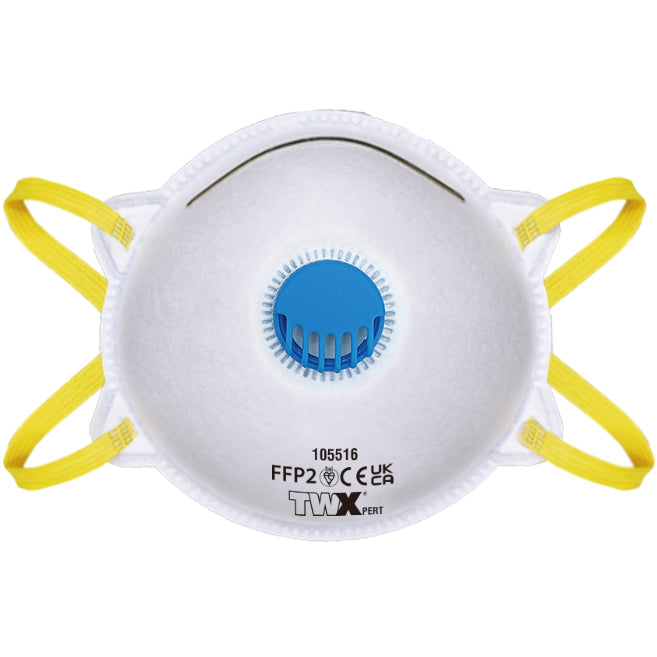 10PK Dust Mask With Valve 3-Ply