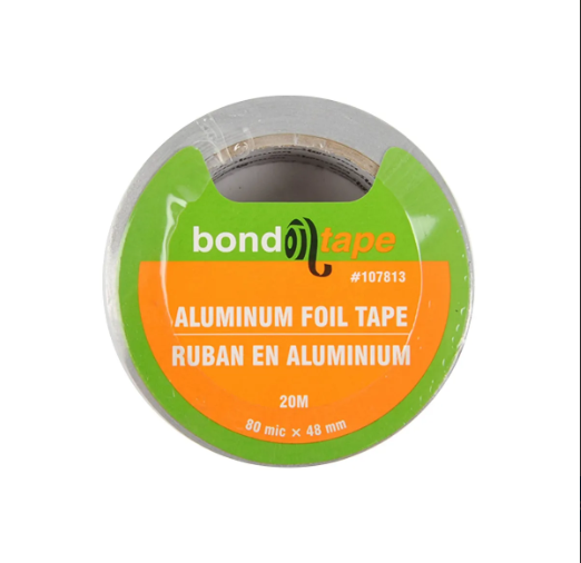 Toolway HVAC Aluminum Foil Tape 48mm x 20m