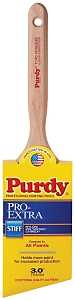 Purdy 144152730 Trim Brush, Natural Hardwood Handle, 3 in W, Nylon/Polyester Bristle