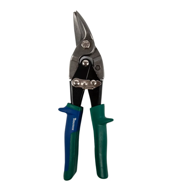 Toolway Aviation Tin Snip Right Cut 10in Cr-V