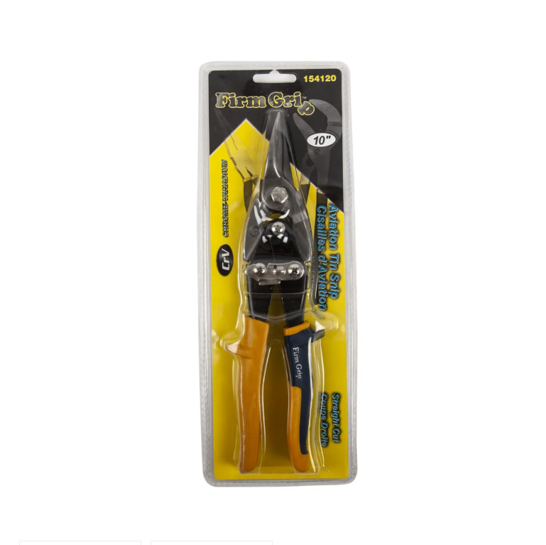 Toolway Aviation Tin Snip Straight Cut 10in Cr-V