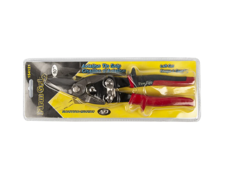 Toolway Aviation Tin Snip Left Cut 10in Cr-V