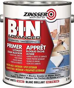Zinsser 273873 B-I-N Synthetic Primer, White, 3.78 L