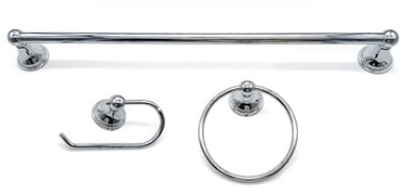 Venus Bathroom Hardware 3 Pc Set Chrome