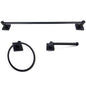 Serenity 3PC Bathroom Hardware Set-Matte Black