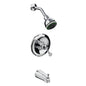 Tub & Shower Faucet 1 Handle Chrome