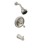 Tub & Shower Faucet 1 Handle Brushed Nickel
