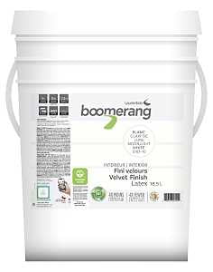 Boomerang 5181 Series 5181-10L34 Interior Paint, Velvet, Moonlight, 18.9 L, 40 sq-m Coverage Area