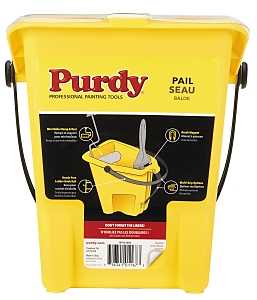 Purdy 14T921000 Painter's Pail, 1 qt, Plastic, Yellow