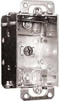 Hubbell 1100LUBAR Device Box, 8 cu-in, 1-Gang, Metal, Flush
